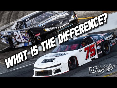 WHAT IS THE DIFFERENCE BETWEEN A SUPER LATE MODEL AND A NASCAR LATE MODEL STOCK? Offset vs Perimeter