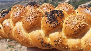 קליעת חלה 6 רצועות