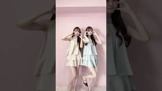 双子コーデ❤️#美人 #美女 #可愛い #tiktok #コーデ