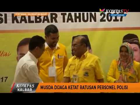 Musda Golkar Dijaga Ketat Ratusan Personel Polisi - Kompas TV Pontianak
