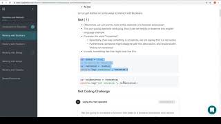 Module 0 - Operators and Methods - Booleans - Part 1