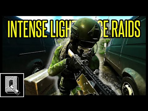 AWESOME & INTENSE LIGHTHOUSE RAIDS! Ump & Sniper Combo FT. Kinkyriot - Escape From Tarkov Highlights