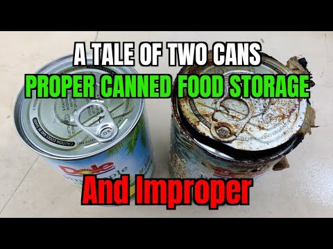 Canned Food - Proper Storage