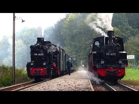 Herbstdampf mit Meppel auf Rügen - 99 4511 beim Rasenden Roland (Teil 2)