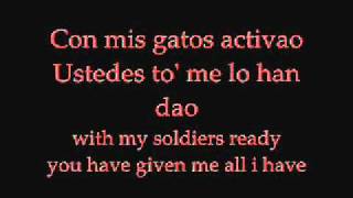 Don omar ft. tego calderon Los Bandoleros with lyrics