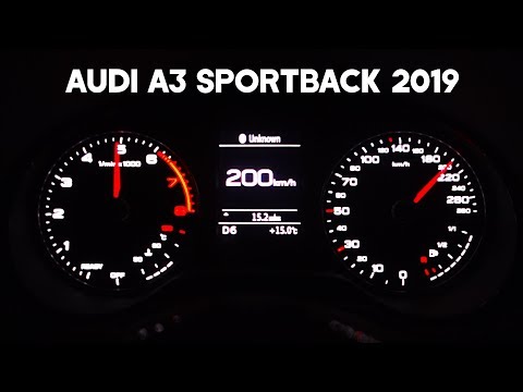 Audi A3 1.0 TFSI (2019) - Acceleration 0-200