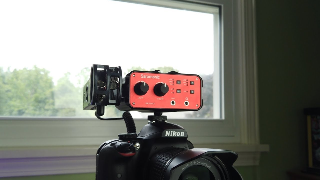 Адпатер Saramonic SR-PAX1 (1 стерео, 2 моно-входа 3,5 мм, 2 моно-входа XLR)