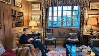 TEA IN A SCOTTISH COUNTRY HOUSE | A First Glimpse At Festive Decorations | Nicolas Fairford Vlog