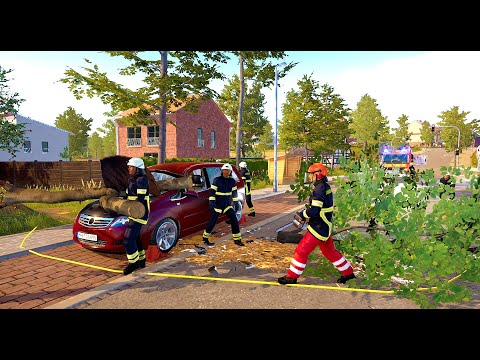 Emergency Call 112 - First-Person View of a Volunteer Firefighter! (Firefighting Simulation)