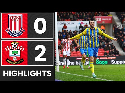 HIGHLIGHTS: Stoke City 0-2 Southampton | Championship