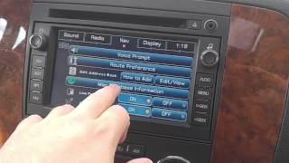 Changing 2007 GM Chevrolet Tahoe Navigation Disc