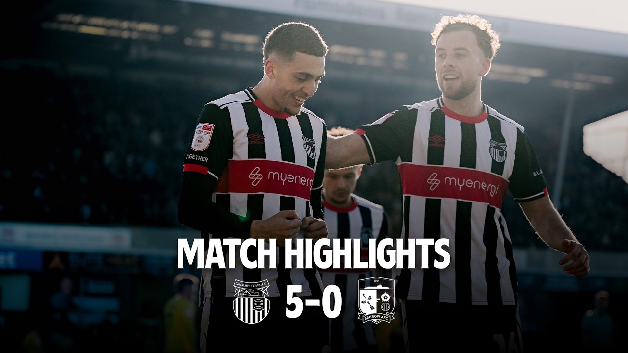 Grimsby Town vs Barrow A Highlights
