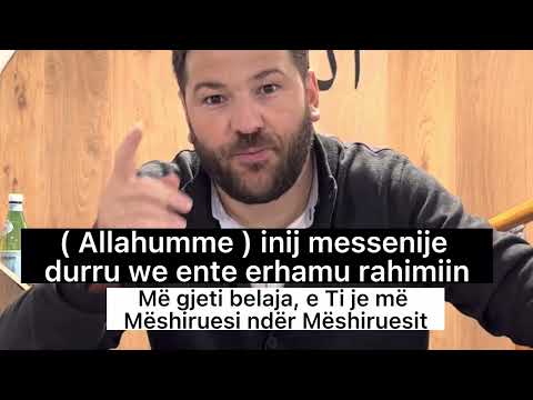 Lutja e Ejub alejhi selam.Është shkruar për ju