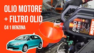 Youtube thumbnail of video "Cambio olio motore e filtro dell'olio C4 1 1.4 16V 🛢"
