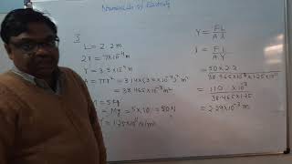 CLASS 11//PHYSICS//NUMERICALS OF ELASTICITY//NOOTAN PHYSICS