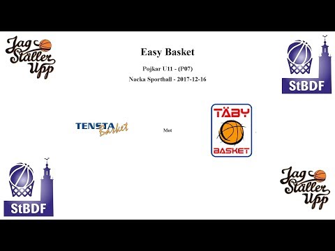 Tensta Basket mot Täby Basket - EB - 2017-12-16