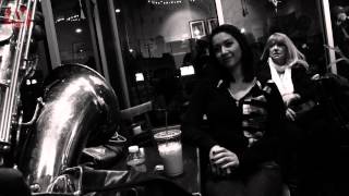 Dr. Eddie's saxophone serenade to Betty Ermey - Sagebrush Cafe