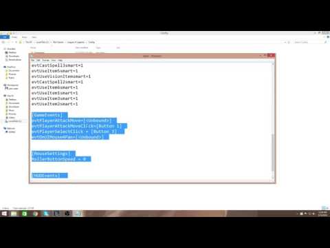 How to: bind left mouse click to attack move (league of legends)