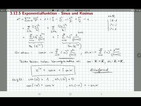 33 Sinus Kosinus Reihe