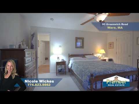 90 GREENWICH RD, WARE, MA: Stunning 3 Bed/2.5 Bath Colonial w/2-Car Garage