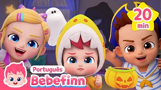 Opa! Vá Embora Monstros de Halloween | Zumbi | + Completo | Bebefinn em Português - Canções Infantis