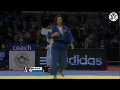 Judo Grand-Prix Düsseldorf 2013:  Clarisse AGBEGNENOU (FRA) - Kana ABE (JPN) Final [-63kg]