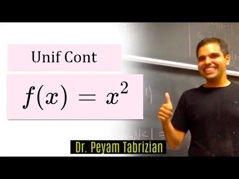 Uniform Continuity (Example 1): The Basics