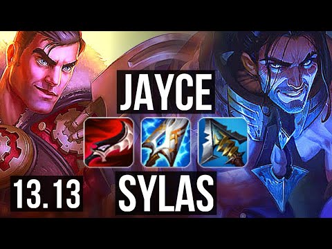 JAYCE vs SYLAS (TOP) | 2.6M mastery, 4/0/2, 1300+ games | NA Diamond | 13.13