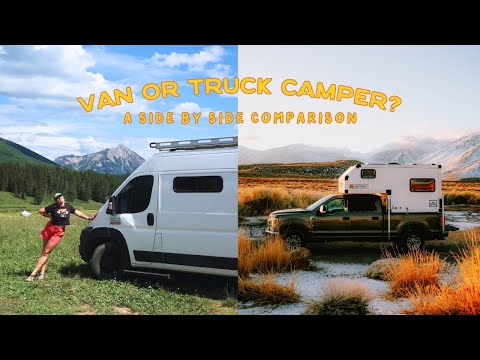 Van vs. Truck Camper | which rig would you choose?