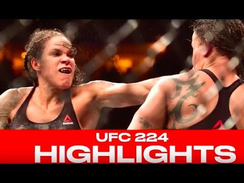 UFC 224 Highlights - Amanda Nunes Crushes Raquel Pennington In Rio
