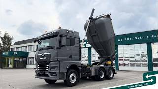 MAN TGX 33.520 6x4 Asphalt &ndash; Thermomulde Retarder Standklima cami&oacute;n para transporte de bet&uacute;n | Imagen 4 - Autoline