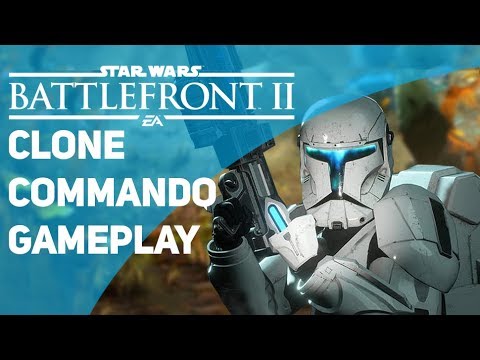 Brand New Clone Commando Gameplay! - Star Wars Battlefront 2