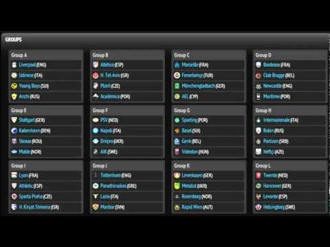 Europa League Draw Season 2012\2013