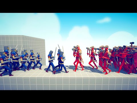 MELEE TOURNAMENT 50 vs 50 - Totally Accurate Battle Simulator TABS