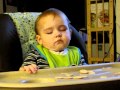 Gabriel Asleep While Eating 1 10 18 2011