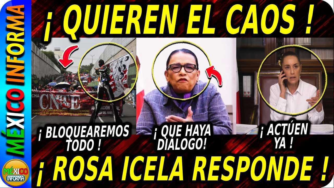 QUIEREN EL CAOS. ROSA ICELA MANDA MENSAJE. EL DEUDOR SE VUELVE A QUEJAR. SHEINBAUM LO EXHIBE.