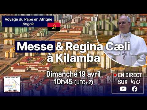 Messe présidée par le pape #LéonXIV suivie du Regina Caeli à Kilamba #PapeenAngola