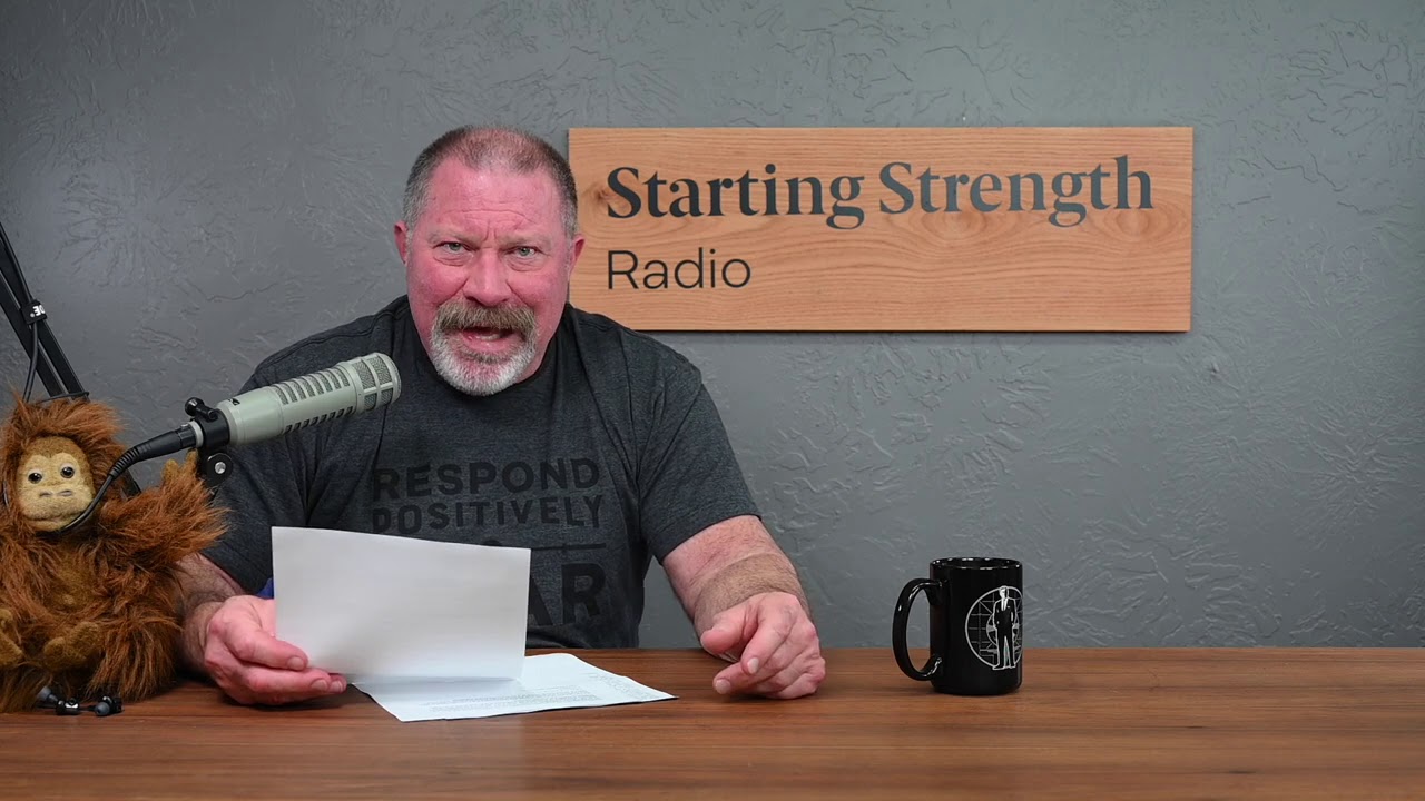 Heavy Weight Low Reps For Older Lifters - Starting Strength Radio Clips