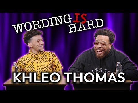 Khleo Thomas Vs Tahir Moore - WORDING IS HARD!