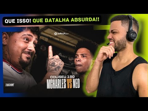 (JOGOU NA CARA 🔥🔥) NEO BXD X MCHARLES (CE) - BATALHA DO COLISEU - EDIÇÃO 180 | REACT KEVIN CARLOS