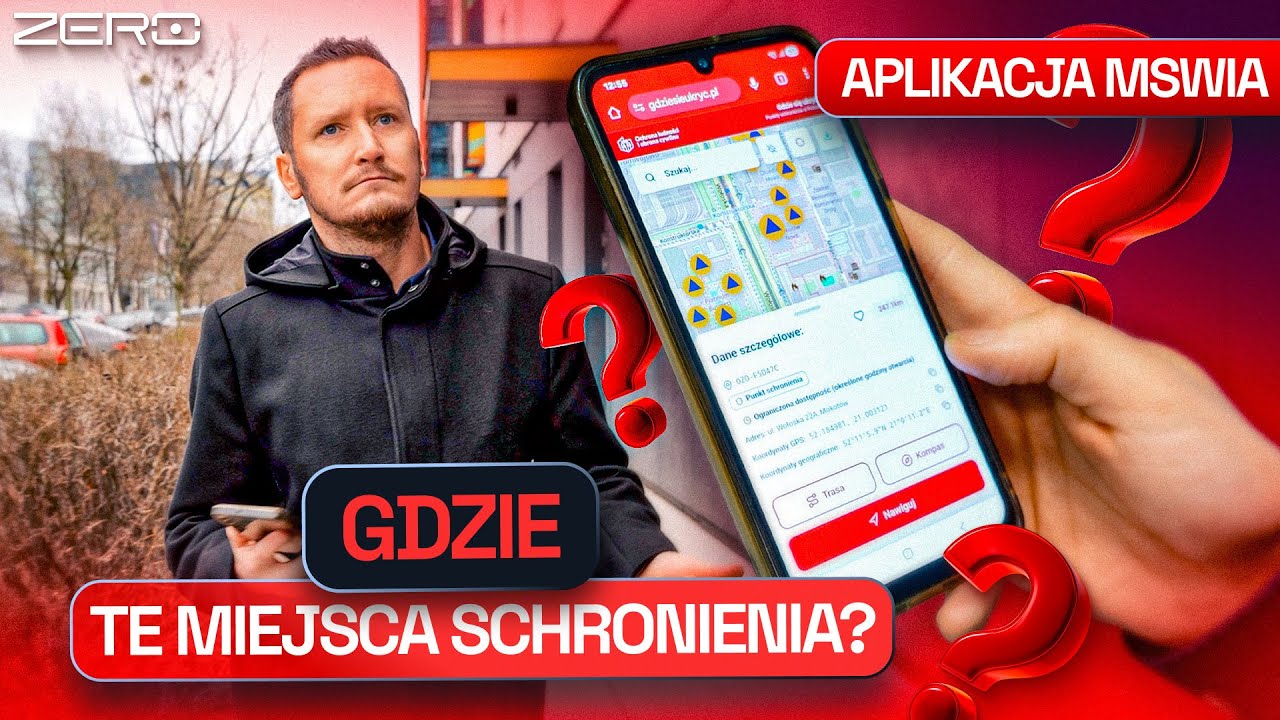 SCHRONÓW NIE MA. SĄ MIEJSCA SCHRONIENIA. NOWA APLIKACJA MSWIA