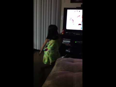 Andreanna dancing to Tell Me Something I Don't Know