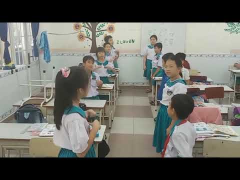 Giờ học Anh Văn lớp 4B