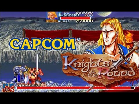 [CPS1]Knights of the Round Arcade-Lancelot Lev7 Hardest No Heavy Attack No Death All