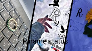 🌹R name status 🌷R love status  R letter stat