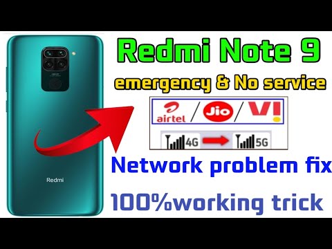 Redmi note 9 network problem solve 2024 || How to fix 4G Volte network problem in Redmi note 9