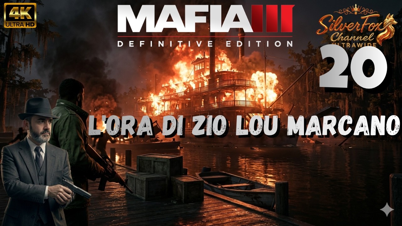 MAFIA III - 20 - ZIO LOU MARCANO - GAMEPLAY ITA - PC - PS5 - WALKTHROUGH - ULTRAWIDE - 21:9 - 4K
