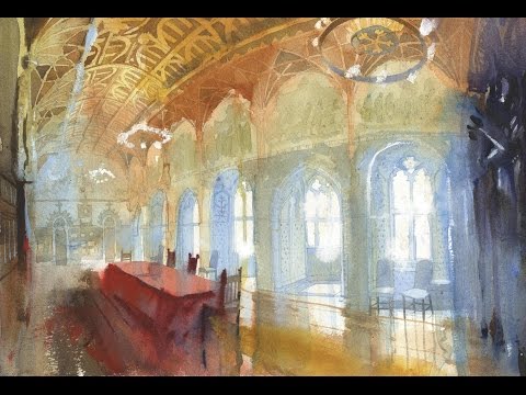Thumbnail for Watercolour interior Demo, by Simon Jones by Simon Jones