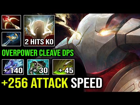 BRUTAL +256 ATTACK SPEED SVEN Insane Cleave God 2 Hits Delete with 967GPM Super Carry Dota 2