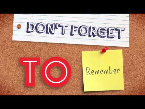 "Don't Forget to Remember" - Matt Woodward (Audio)